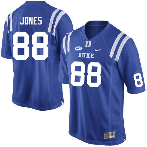 Men #88 Andrew Jones Duke Blue Devils College Football Jerseys Sale-Blue